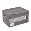 Buy 😉 Honey Can Do Gray Stemware Storage Box ⌛ -Honey Can Do Sales Store D613960S 2