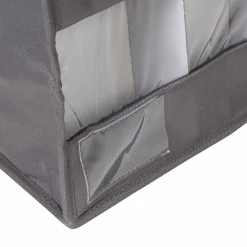 Buy 😉 Honey Can Do Gray Stemware Storage Box ⌛ -Honey Can Do Sales Store D613960S 4