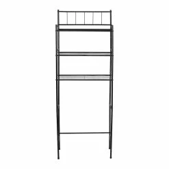 Deals 🥰 Honey Can Do Black Over-The-Toilet Space Saver Shelving Unit 😉 -Honey Can Do Sales Store D613965S 4