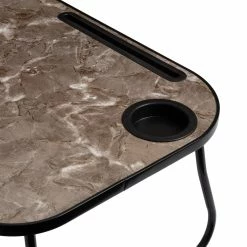 Promo 🛒 Honey Can Do Black & Faux Marble Collapsible Folding Lap Desk ⌛ -Honey Can Do Sales Store D613966S 6