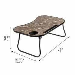 Promo 🛒 Honey Can Do Black & Faux Marble Collapsible Folding Lap Desk ⌛ -Honey Can Do Sales Store D613966S 8