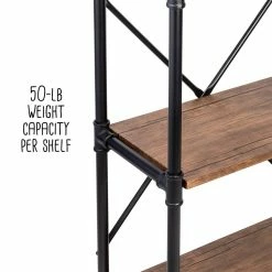 Budget π₯° Honey Can Do Black 4-Tier Industrial Bookshelf π€© 23 Budget π₯° Honey Can Do Black 4-Tier Industrial Bookshelf π€© -Honey Can Do Sales Store D613967S 11