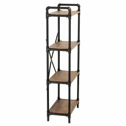 Budget π₯° Honey Can Do Black 4-Tier Industrial Bookshelf π€© 16 Budget π₯° Honey Can Do Black 4-Tier Industrial Bookshelf π€© -Honey Can Do Sales Store D613967S 4