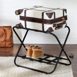 Deals π Honey Can Do Black 2-Tier KD Luggage Rack π 12 Deals π Honey Can Do Black 2-Tier KD Luggage Rack π -Honey Can Do Sales Store D613977S 1