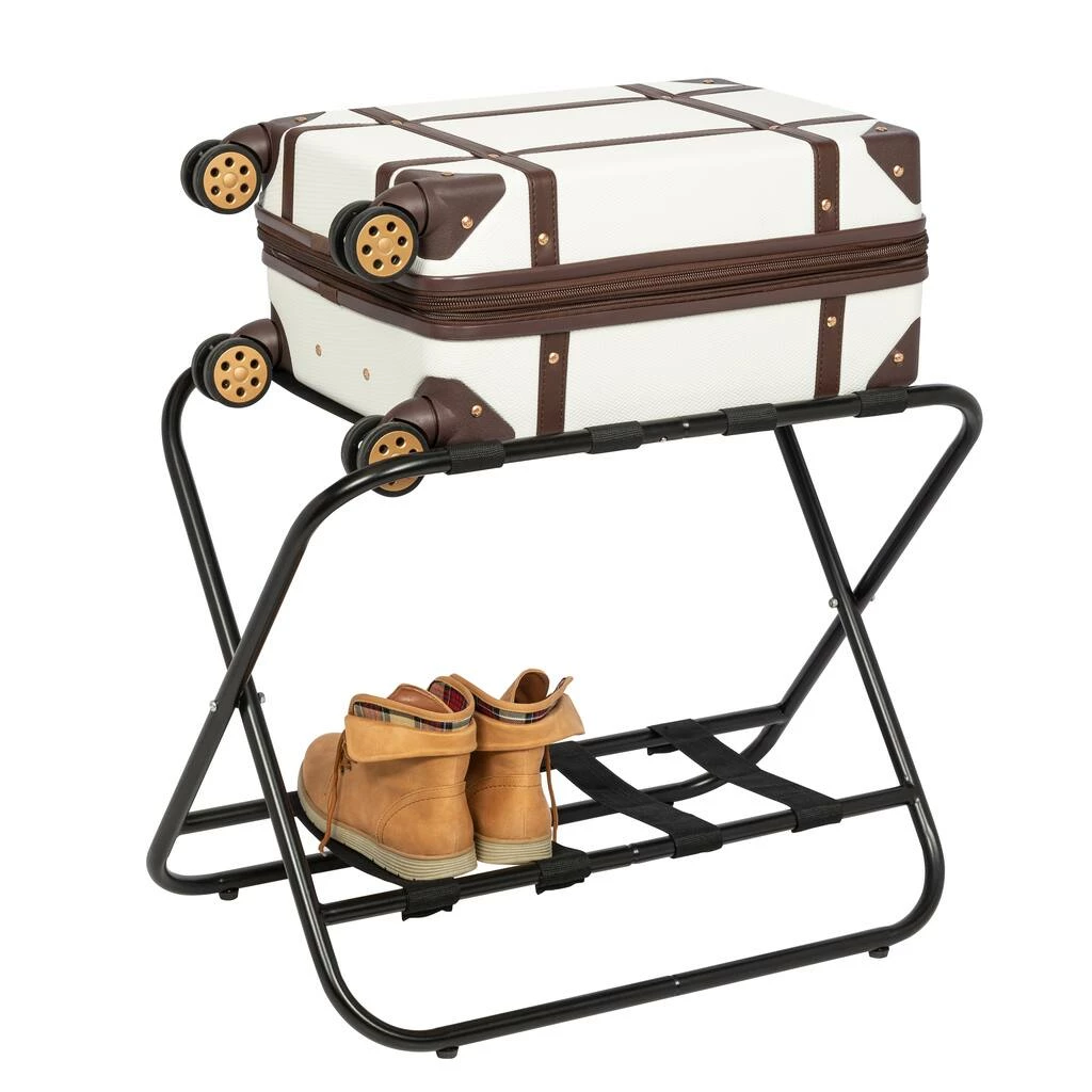 Deals π Honey Can Do Black 2-Tier KD Luggage Rack π 4 Deals π Honey Can Do Black 2-Tier KD Luggage Rack π - Image 2