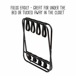 Deals π Honey Can Do Black 2-Tier KD Luggage Rack π 17 Deals π Honey Can Do Black 2-Tier KD Luggage Rack π -Honey Can Do Sales Store D613977S 8