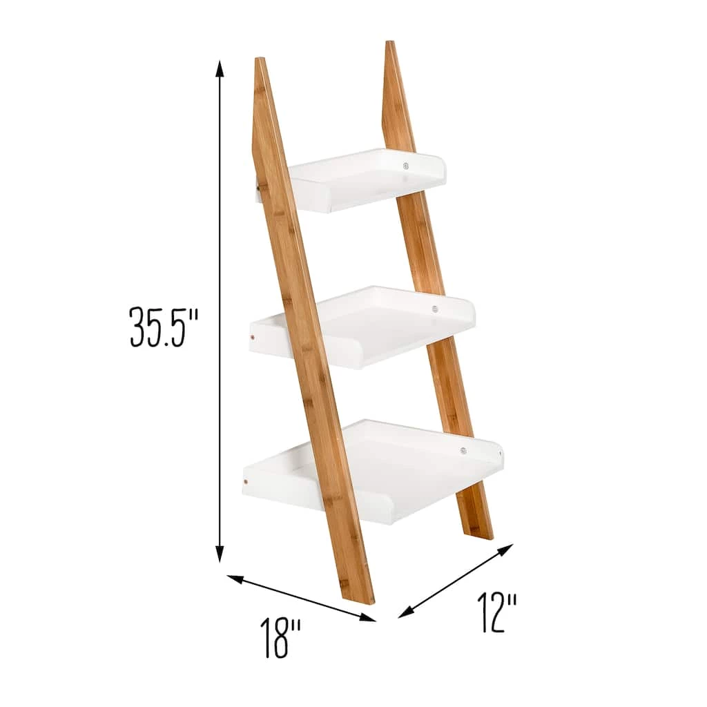 New π Honey Can Do White 3-Tier Leaning Ladder Shelf β€οΈ 8 New π Honey Can Do White 3-Tier Leaning Ladder Shelf β€οΈ - Image 6