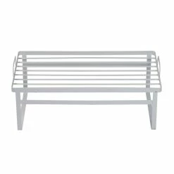 Brand new 😀 Honey Can Do White Stackable Shelves for Cabinets Set ⌛ -Honey Can Do Sales Store D613987S 6