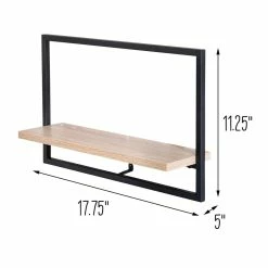 Hot Sale 🤩 Honey Can Do Long Floating Wall Shelf ⌛ -Honey Can Do Sales Store D613988S 5