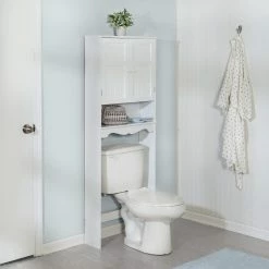 Flash Sale ⌛ Honey Can Do Bathroom Space Saver Cabinet 😉 -Honey Can Do Sales Store D613992S 1