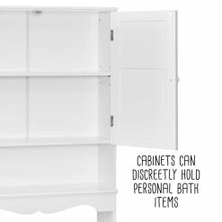 Flash Sale ⌛ Honey Can Do Bathroom Space Saver Cabinet 😉 -Honey Can Do Sales Store D613992S 10
