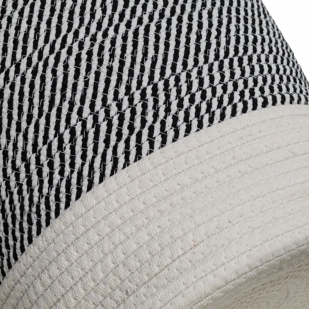 Buy π Honey Can Do Gray & White Two-Tone Cotton Rope Basket Set π 8 Buy π Honey Can Do Gray & White Two-Tone Cotton Rope Basket Set π - Image 6