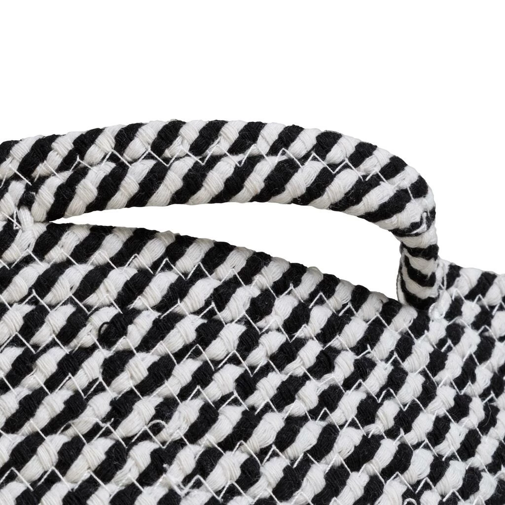 Buy π Honey Can Do Gray & White Two-Tone Cotton Rope Basket Set π 10 Buy π Honey Can Do Gray & White Two-Tone Cotton Rope Basket Set π - Image 8