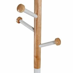 Discount 🤩 Honey Can Do 69.3" White Freestanding Corner 🧥 Coat Rack ✔️ -Honey Can Do Sales Store D614071S 5