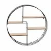 Best deal ⭐ Honey Can Do 20" Black Four-Tier Circular Decorative Metal Wall Shelf 👏 -Honey Can Do Sales Store D614073S 7