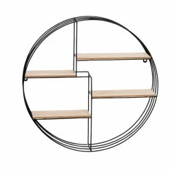Best deal β Honey Can Do 20" Black Four-Tier Circular Decorative Metal Wall Shelf π