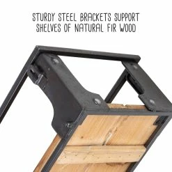 Wholesale ✔️ Honey Can Do Floating Decorative Metal & Wood Wall Shelves Set 🛒 -Honey Can Do Sales Store D614077S 12