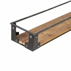 Wholesale ✔️ Honey Can Do Floating Decorative Metal & Wood Wall Shelves Set 🛒 -Honey Can Do Sales Store D614077S 5