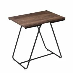 New 👍 Honey Can Do Black Square Side Table 👏 -Honey Can Do Sales Store D614080S 3