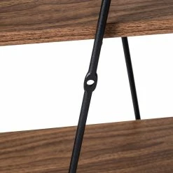 Buy 🛒 Honey Can Do 28" Three-Tier Decorative Metal & Wood Wall Shelves 🛒 -Honey Can Do Sales Store D614091S 4