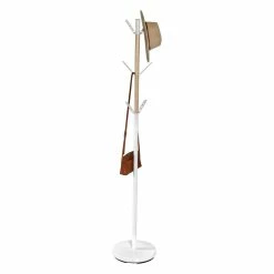 New ✔️ Honey Can Do 70" White Modern Standing 🧥 Coat Rack ✨ 14 New ✔️ Honey Can Do 70" White Modern Standing 🧥 Coat Rack ✨ -Honey Can Do Sales Store D614092S 2