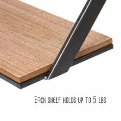 Best reviews of 🧨 Honey Can Do Floating Decorative Metal & Wood Wall Shelves, 3ct. 👏 -Honey Can Do Sales Store D614093S 14