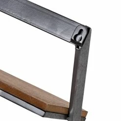 Best reviews of 🧨 Honey Can Do Floating Decorative Metal & Wood Wall Shelves, 3ct. 👏 -Honey Can Do Sales Store D614093S 7