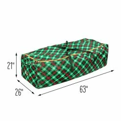 Best reviews of 💯 Honey Can Do 63'' Plaid Rolling Tree Storage Bag 👏 -Honey Can Do Sales Store D614097S 5