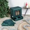Flash Sale 👏 Honey Can Do Green Holiday Décor Storage Box 🛒 -Honey Can Do Sales Store D614099S 1