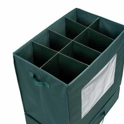 Flash Sale 👏 Honey Can Do Green Holiday Décor Storage Box 🛒 -Honey Can Do Sales Store D614099S 10