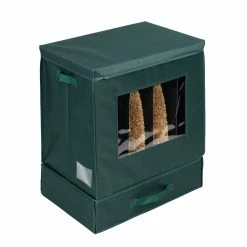 Flash Sale 👏 Honey Can Do Green Holiday Décor Storage Box 🛒 -Honey Can Do Sales Store D614099S 3