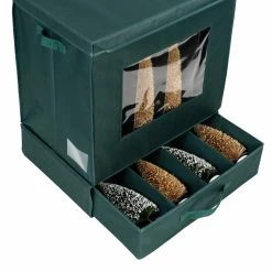 Flash Sale 👏 Honey Can Do Green Holiday Décor Storage Box 🛒 -Honey Can Do Sales Store D614099S 7