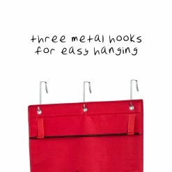 Coupon 🛒 Honey Can Do Red Over-the-Door Holiday Gift Wrap Organizer 🛒 -Honey Can Do Sales Store D614100S 9