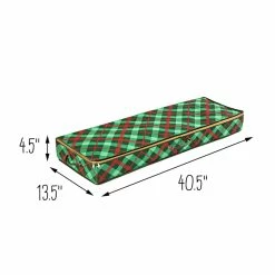 Best Sale 🤩 Honey Can Do Plaid Gift Wrap Organizer 😍 -Honey Can Do Sales Store D614103S 4