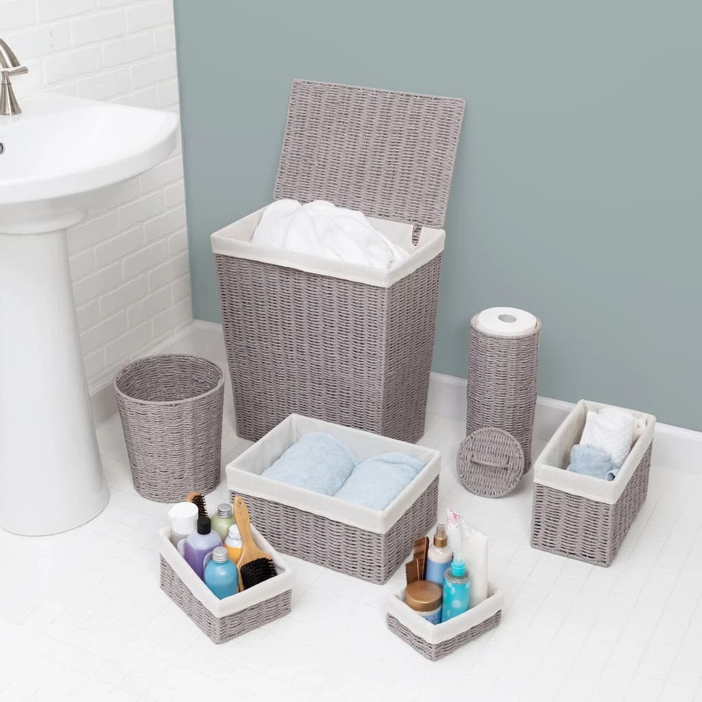 Top 10 π€© Honey Can Do Gray 7 Piece Twisted Paper Rope Woven Bathroom Storage Basket Set π 5 Top 10 π€© Honey Can Do Gray 7 Piece Twisted Paper Rope Woven Bathroom Storage Basket Set π - Image 3