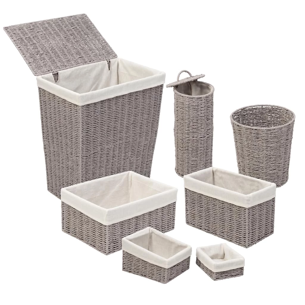 Top 10 π€© Honey Can Do Gray 7 Piece Twisted Paper Rope Woven Bathroom Storage Basket Set π 3 Top 10 π€© Honey Can Do Gray 7 Piece Twisted Paper Rope Woven Bathroom Storage Basket Set π