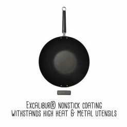 Buy π Honey Can Do 14'' Joyce Chen Professional Series Carbon Steel Excalibur Wok with Phenolic Handles π 16 Buy π Honey Can Do 14'' Joyce Chen Professional Series Carbon Steel Excalibur Wok with Phenolic Handles π -Honey Can Do Sales Store D614109S 7