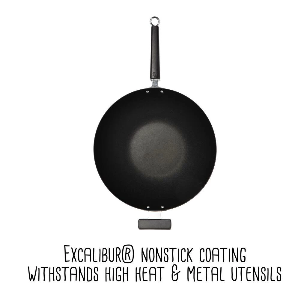Buy π Honey Can Do 14'' Joyce Chen Professional Series Carbon Steel Excalibur Wok with Phenolic Handles π 9 Buy π Honey Can Do 14'' Joyce Chen Professional Series Carbon Steel Excalibur Wok with Phenolic Handles π - Image 7