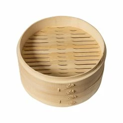 Flash Sale 🔥 Honey Can Do 2-Tier Joyce Chen Bamboo Steamer Baskets 🛒 -Honey Can Do Sales Store D614116S 4