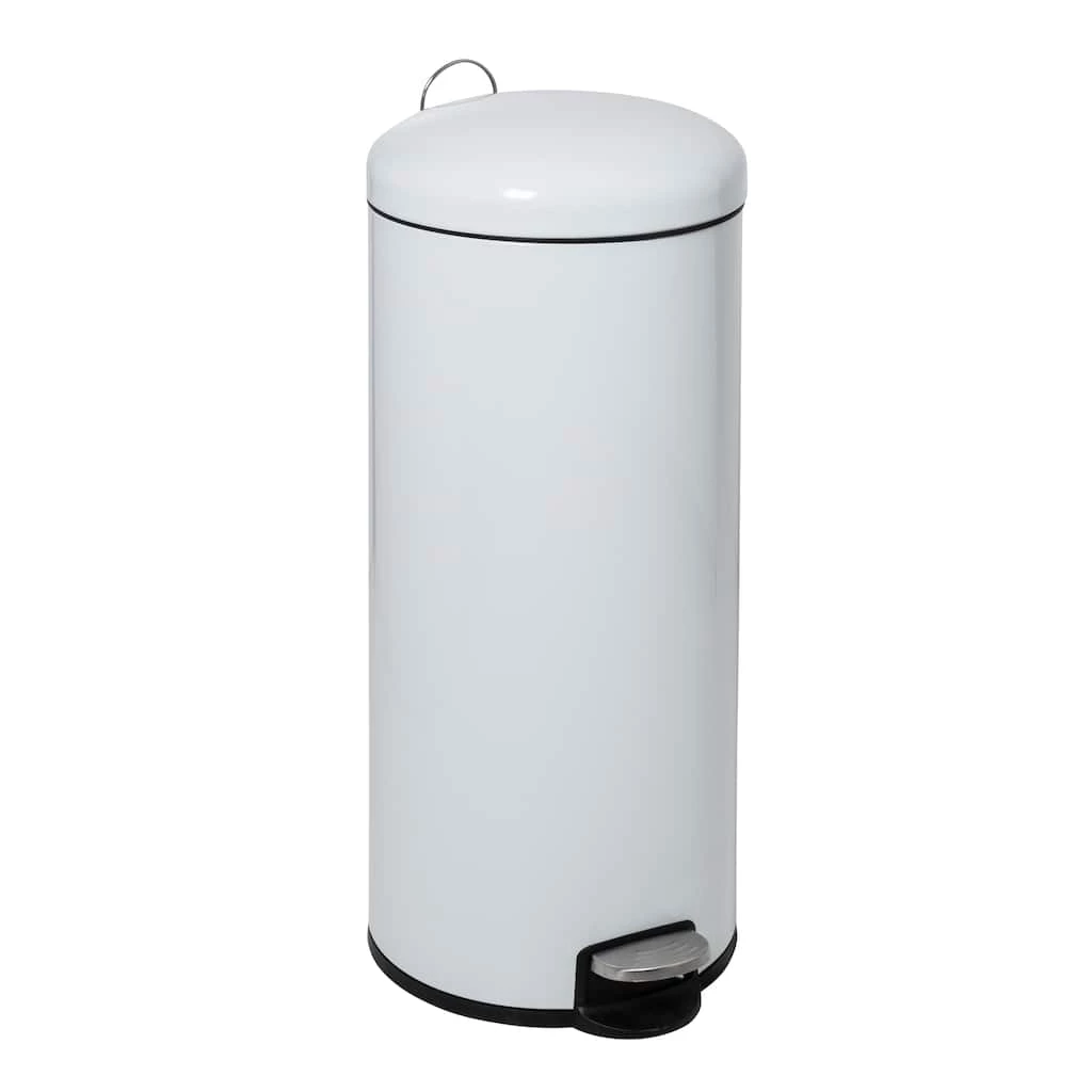 Best Sale π Honey Can Do White Retro Metal Kitchen Step Trash Can with Lid π 3 Best Sale π Honey Can Do White Retro Metal Kitchen Step Trash Can with Lid π