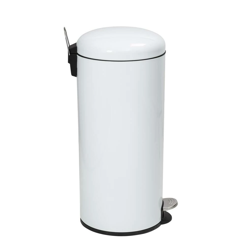 Best Sale π Honey Can Do White Retro Metal Kitchen Step Trash Can with Lid π 10 Best Sale π Honey Can Do White Retro Metal Kitchen Step Trash Can with Lid π - Image 8