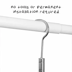 Flash Sale 🎉 Honey Can Do Chrome Adjustable Hanging Closet Rod 😍 -Honey Can Do Sales Store D614122S 7