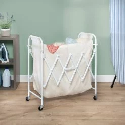 Hot Sale 🛒 Honey Can Do White Collapsible Accordion Double Sorter 👍 -Honey Can Do Sales Store D614125S 1