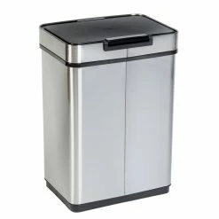 Top 10 🎉 Honey Can Do 50L Stainless Steel Trash Can with Motion Sensor 🔥 -Honey Can Do Sales Store D614131S 4