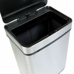 Top 10 🎉 Honey Can Do 50L Stainless Steel Trash Can with Motion Sensor 🔥 -Honey Can Do Sales Store D614131S 5