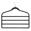 Wholesale 😀 Honey Can Do 4 Pack 4-Tier Non-Slip Velvet Pants Hangers ✔️ -Honey Can Do Sales Store D614139S 1