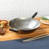 Cheapest ❤️ Honey Can Do 14'' Joyce Chen Professional Series Carbon Steel Wok w/ Phenolic Handles ❤️ -Honey Can Do Sales Store D614141S 1