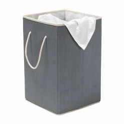 Buy 👏 Honey Can Do Gray Large Square Hamper 💯