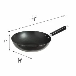 Discount β€οΈ Honey Can Do 12'' Joyce Chen Professional Series Carbon Steel Excalibur Nonstick Stir Fry Pan w/ Phenolic Handle π 13 Discount β€οΈ Honey Can Do 12'' Joyce Chen Professional Series Carbon Steel Excalibur Nonstick Stir Fry Pan w/ Phenolic Handle π -Honey Can Do Sales Store D614151S 5