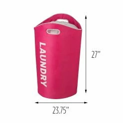 Best Sale π Honey Can Do Pink Graphic Laundry Basket π 9 Best Sale π Honey Can Do Pink Graphic Laundry Basket π -Honey Can Do Sales Store D614154S 4